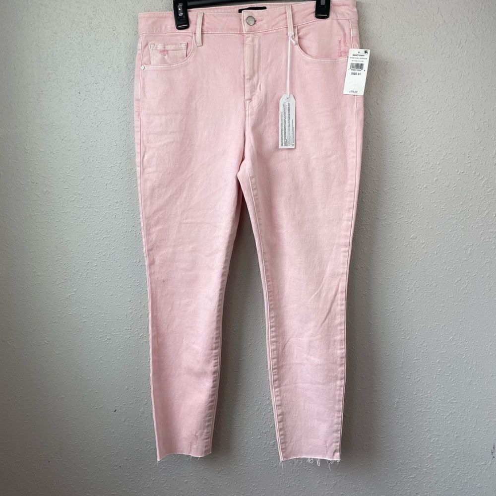 NWT Sanctuary Return to Love Hand Crafted Ankle Skinny Jeans Sizes 26, 27 and 31